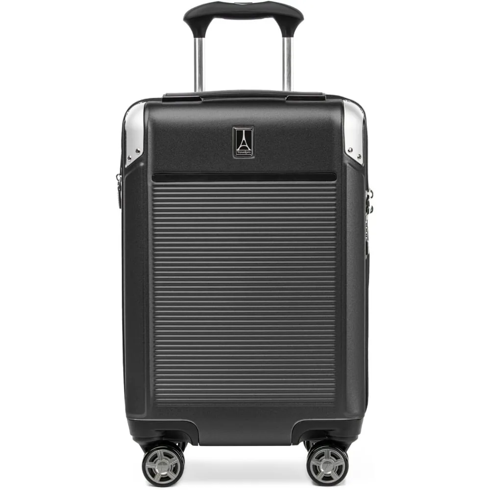 

Platinum Elite Hardside Expandable Carry on Luggage, 8 Wheel Spinner, TSA Lock, Hard Shell Polycarbonate Suitcase