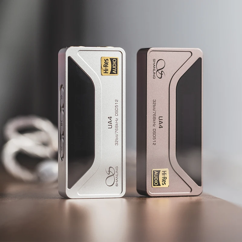 SHANLING UA4 HIFI USB portatile DAC AMP MQA Amplificatore per cuffie Audio ad alta risoluzione ES9069Q PCM768 DSD512 Uscita 3,5 mm 4,4 mm