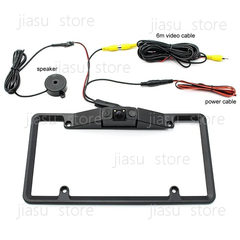 

3 In 1 Car Parking Sensor Rear View Camera All-in-One Intelligent Hole-Free Reverse Radar Monitor System