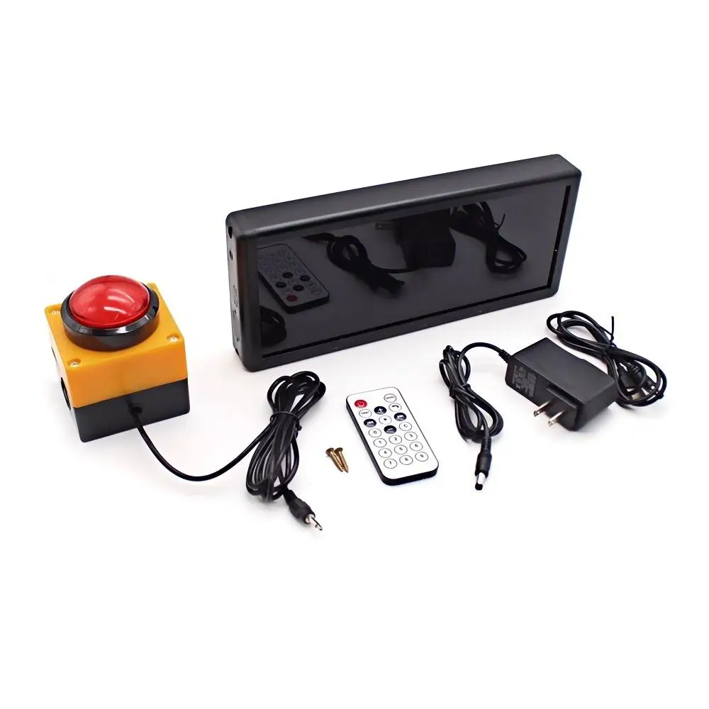 

10s Game Timer Digital Display Competition Timer Countdown Stopwatch Counter 4-Digit Training Speech Timing + Remote Control
