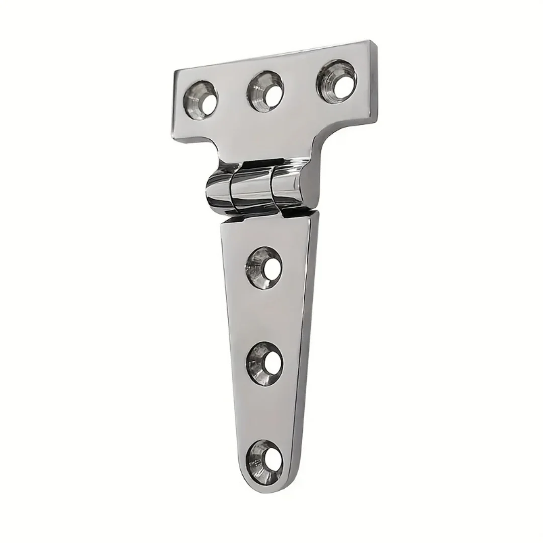 2 Stück Hochbelastbares T-Scharnier aus 316 Edelstahl in Marinequalität, Guss-Scharnier für Tür und Luke, Bootszubehör – Detail 6