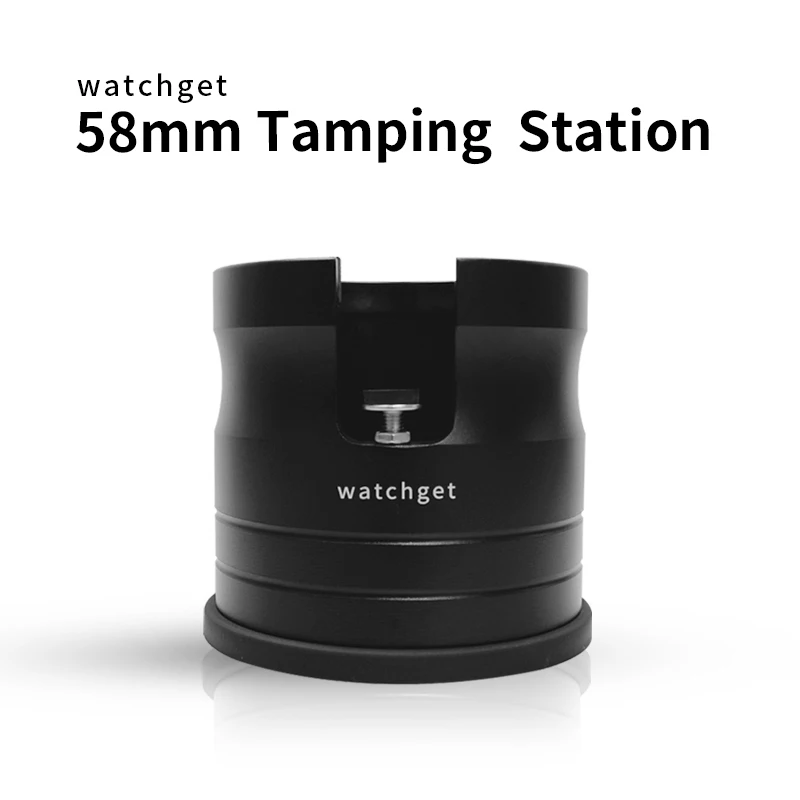 

watchget 58MM Espresso Distribution Tool Coffee Portafilter Holder Coffee Tamping Stand Espresso Tamper Barista Tools