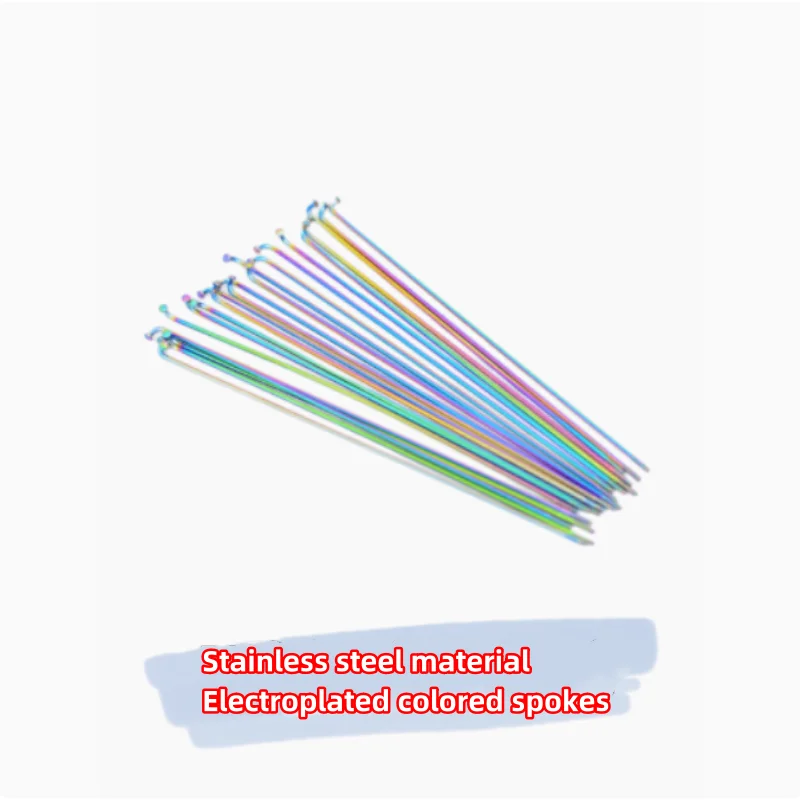 BMX Bicycle Spoke Steel Wire, 304 Stainless Steel Colorful Wheel Steel Wire, Car Folding Car, 14g