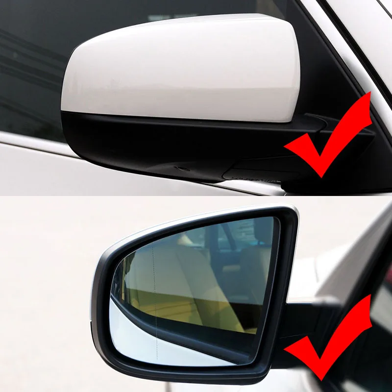For BMW X5 X6 Series E70 E71 E72 2007-2014 Car Side Rearview Wing Heated Mirror Glass White Rear View Accessories Exterior Parts
