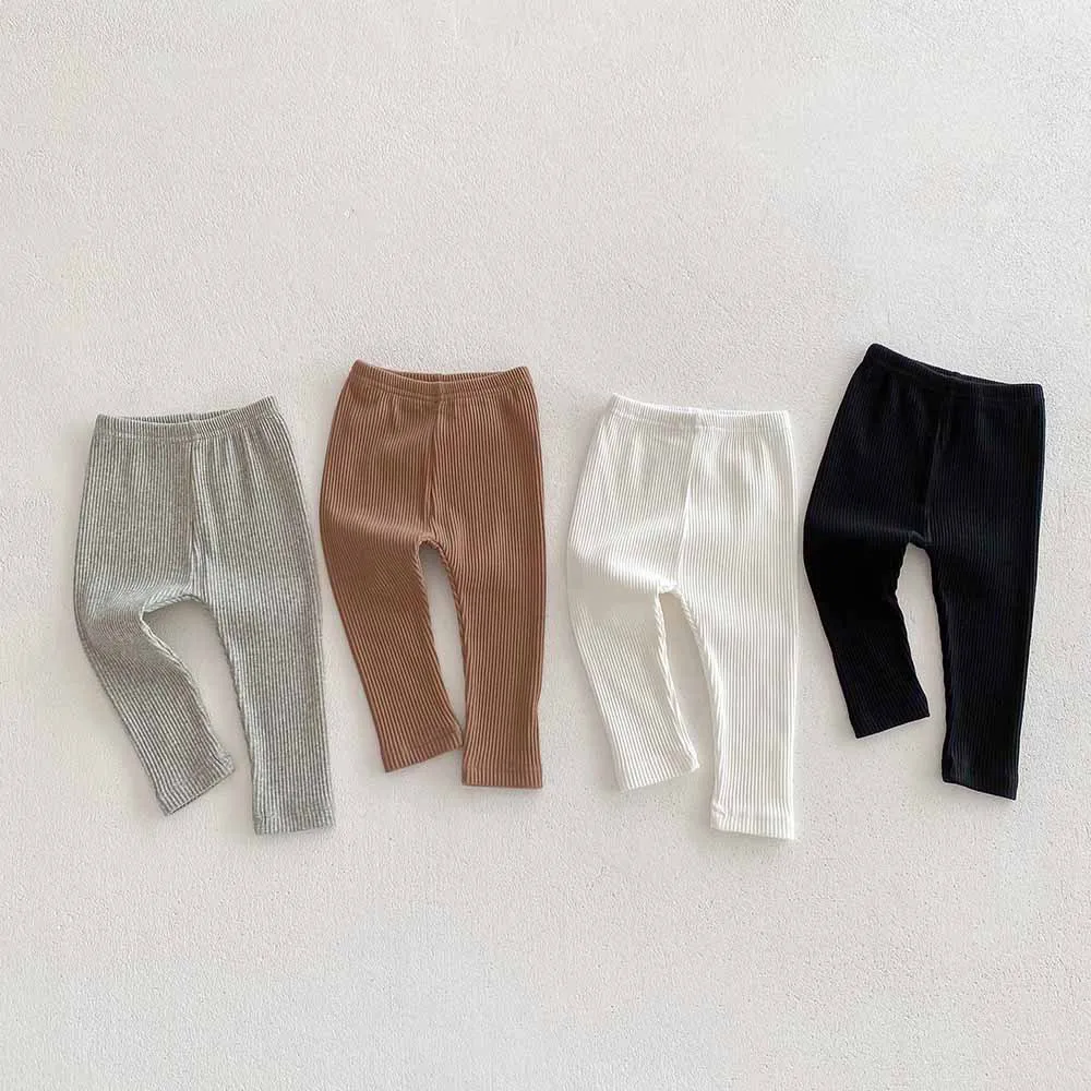 

Leggings Pants Bottom Pant Trousers Outfit Outerwear Clothing Autumn Winter Korean Version Boys Girls Fleece Children Casual