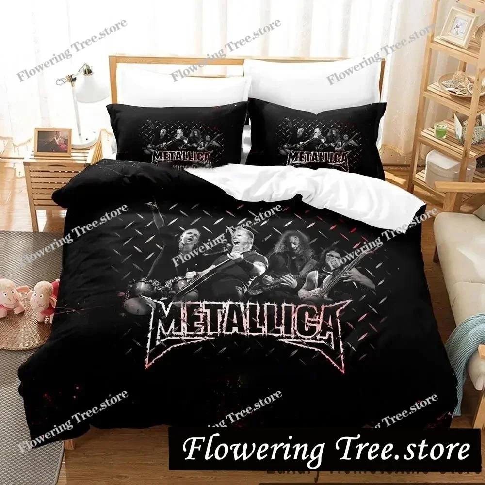 

3D Print Denner Band Shermann Bedding Set Boys Girls Twin Queen King Size Duvet Cover Pillowcase Bed boys Adult