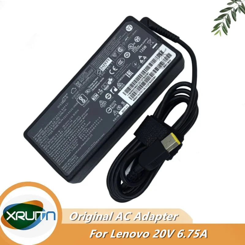 

Genuine ADL135NDC3A 20V 6.75A AC Adapter For Lenovo T540P Charger 135W IdeaPad Y50 T440P W540 36200314 45N0366 45N0361