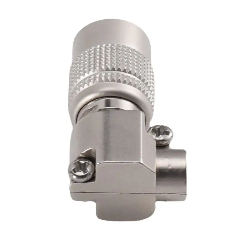 PORK-Connector 4 Pin Plug, HR10A-7P-4P Right Angle Elbow Automation Equipment Power Adjustable Right-Angle Connector Plug