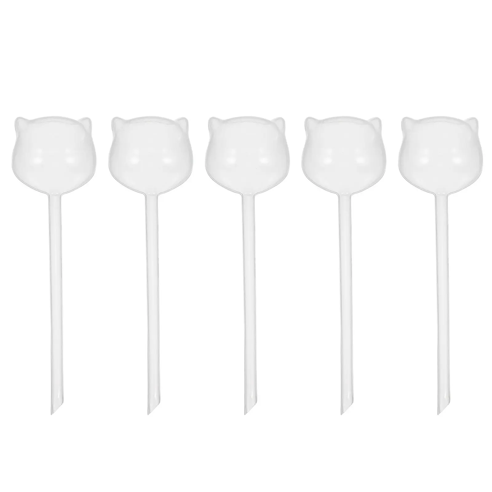 5Pcs Premium Sturdy Plastic Self Watering Globes Automatic Plant Watering Device for Houseplants Hanging Patio Plants Flower