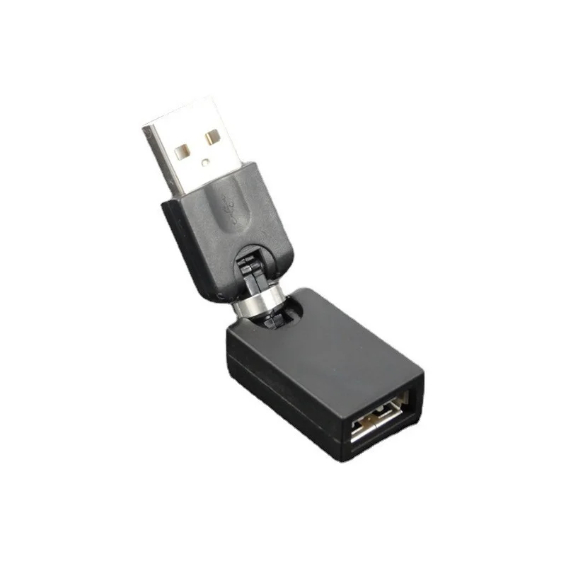 For Flexible 360 Degree Free Rotation Torsion Angle USB Adapter Converter USB Male To Female Bending Interface