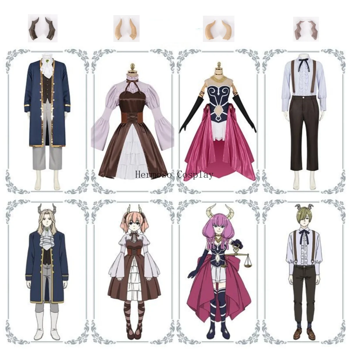 

Frieren: Beyond Journey's End Anime Aura Linie Cosplay Ruggnar Dorat Costume Woman Dress Cos Halloween Party Performance Clothes