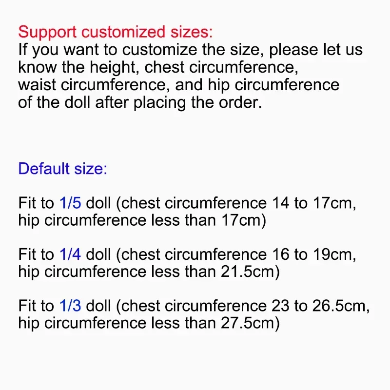 (Customized) 1/3 1/4 1/5 Doll's Clothes Suit for 60/45/36cm Bjd Doll Loose Long Sleeve+Slimming Strap Skirt Set Doll Accessories