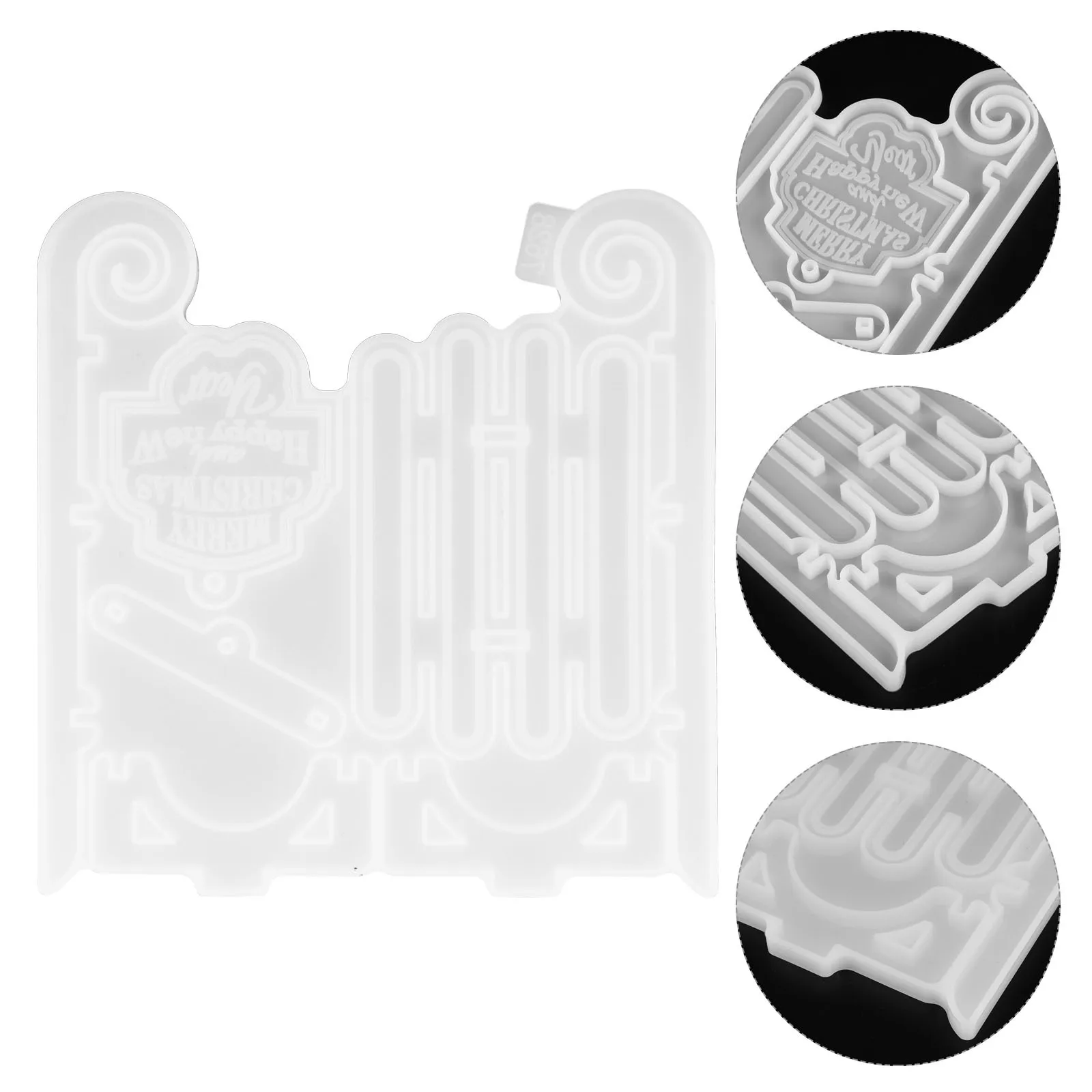 

Christmas Sleigh Mold Silicone DIY Craft Desktop Ornament Epoxy Resin Pigments Glitter Sequins Unique Gift Silicone Mold