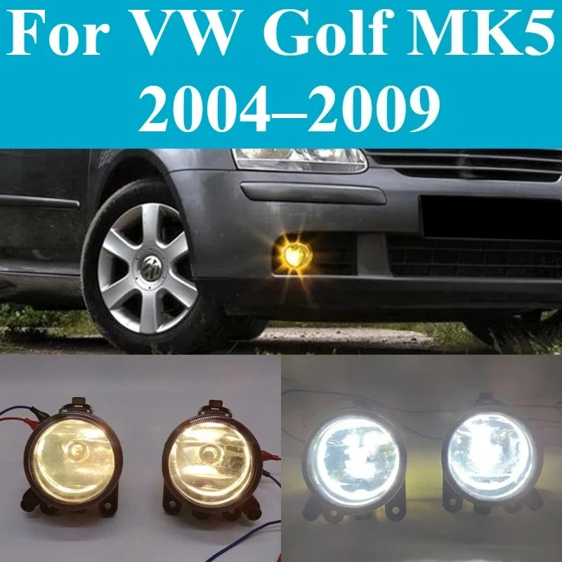 

For VW Golf MK5 2004–2009 Front Bumper Fog Light Grille Cover Trim Lower Mesh Vent Frame Fog Lamp Bezel Insert Replacement Parts