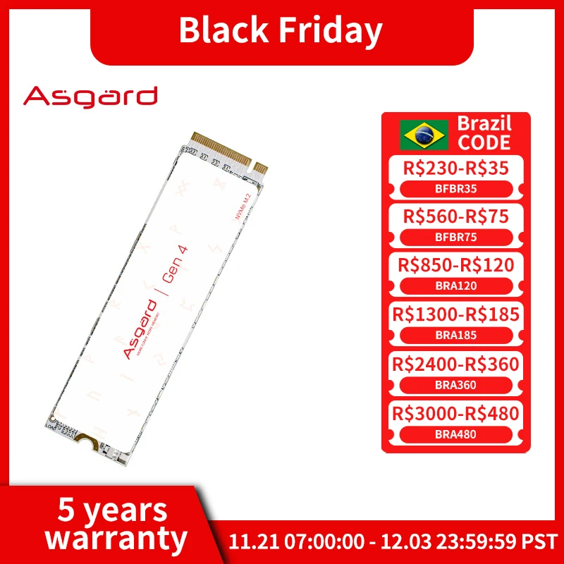 Asgard AN4 512G 1TB 2TB SSD NVME PCIe 4.0x4 M.2 AN4 półprzewodnikowy twardy M.2 SSD 1TB 2TB dla pulpitu z szybkością odczytu do 7000 MB/s