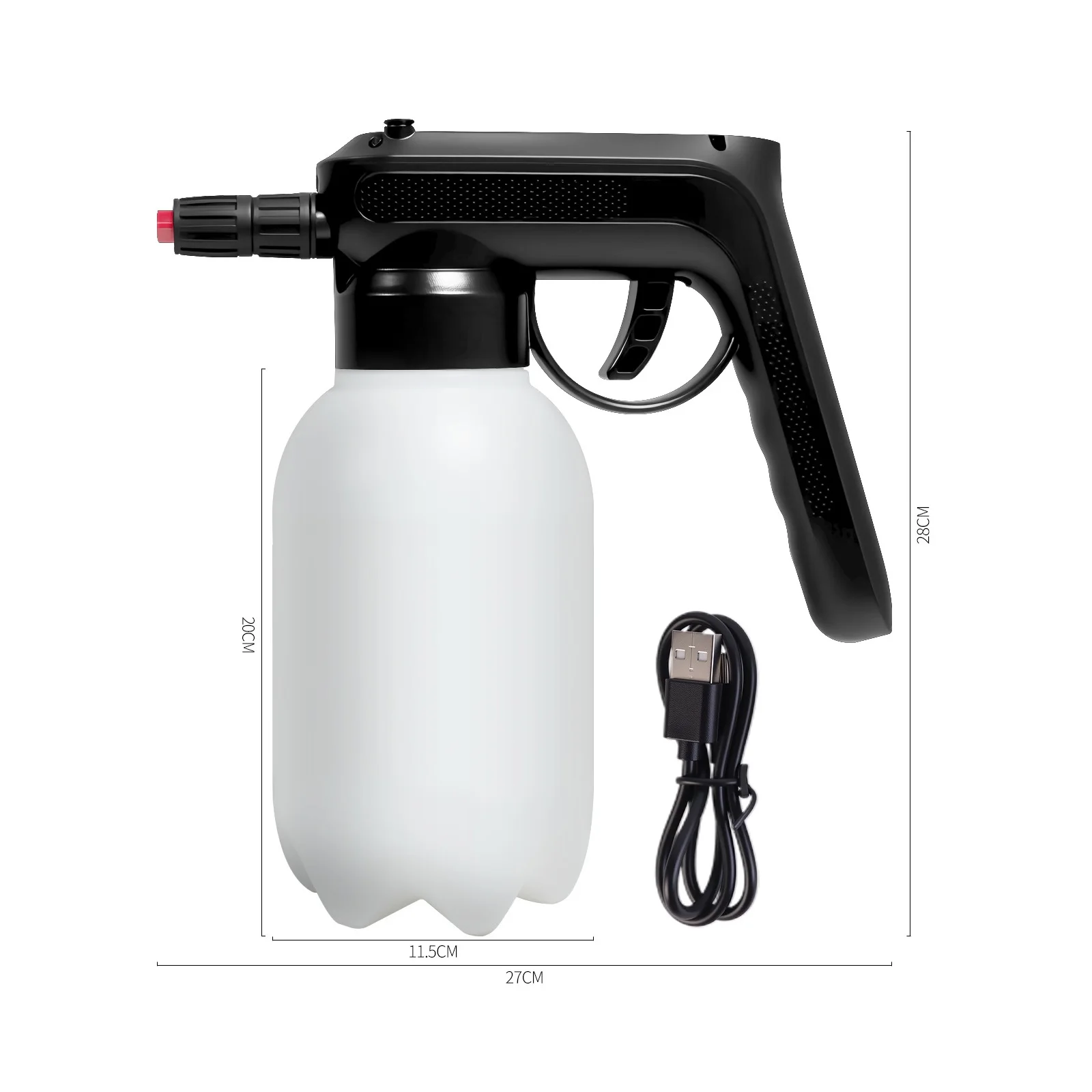 Electric Foam Sprayer Professional Handheld 1.5L Rechargeable Battery Powered Car Wash Sprayer for Car Cleaning Detailing