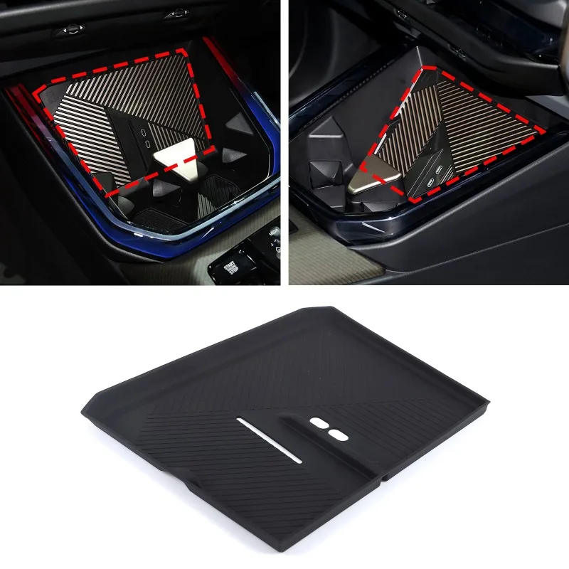 

Silicone Center Console Wireless Charger Storage Tray Mat for 2025+ BMW X3 G45 Car Interior Accessories