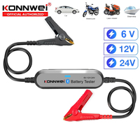 2025 Newest Enhanced Version KONNWEI BK200 Bluetooth 5.0 Car Motorcycle Battery Tester 6V 12V 24 Battery Analyzer