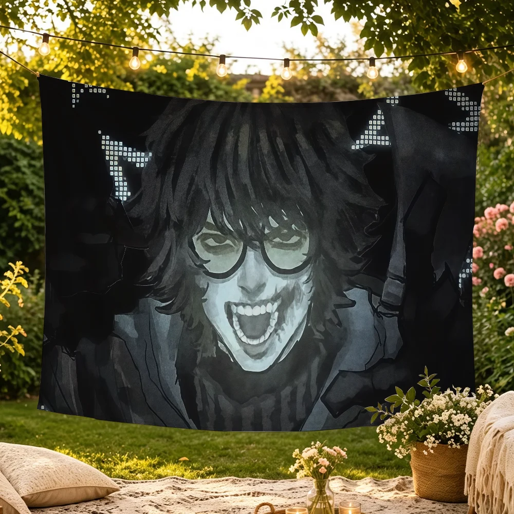 Ticci T-Toby Game Creepypasta-Flagge Raumdekoration Wandteppich Hängende Ästhetische Schlafzimmer-Werbefläche – Detail 9