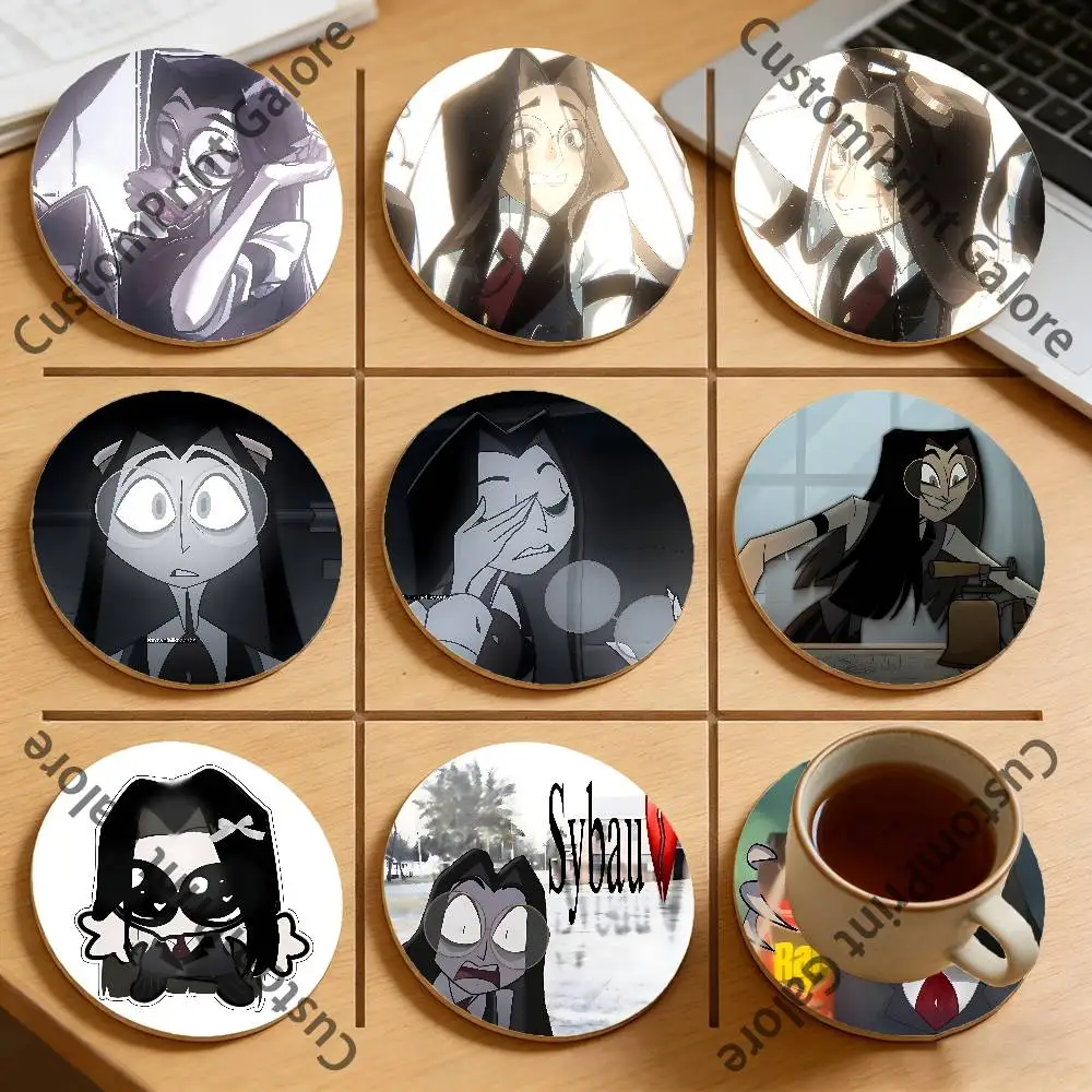 

Sir P-Pentious P-Pendleton Heat-Resistant Pine Coasters Lightweight Sturdy for All Drinkware Easy to Clean