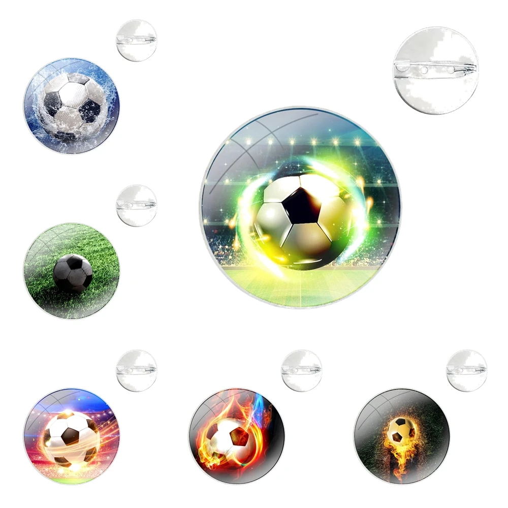 Football soccer field Pin Icons Brooch Jewelry Accessories