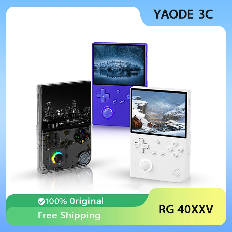 

ANBERNIC RG40XXV Retro Handheld Game Console Video Player 4.0-inch Screen IPS Customized Linux 5G WIFI Bluetooth Gamepad