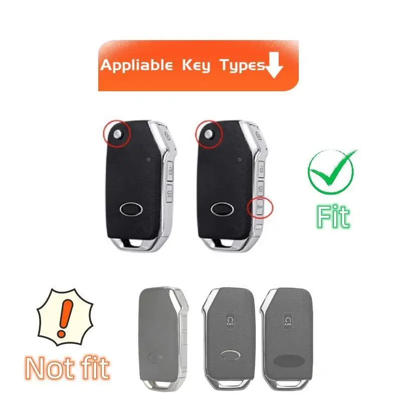 Key FOB Cover For KIA Sportage R GT Stinger GT Sorento Ceed CD Cerato Forte 2018 2019 Car Key Case Cover