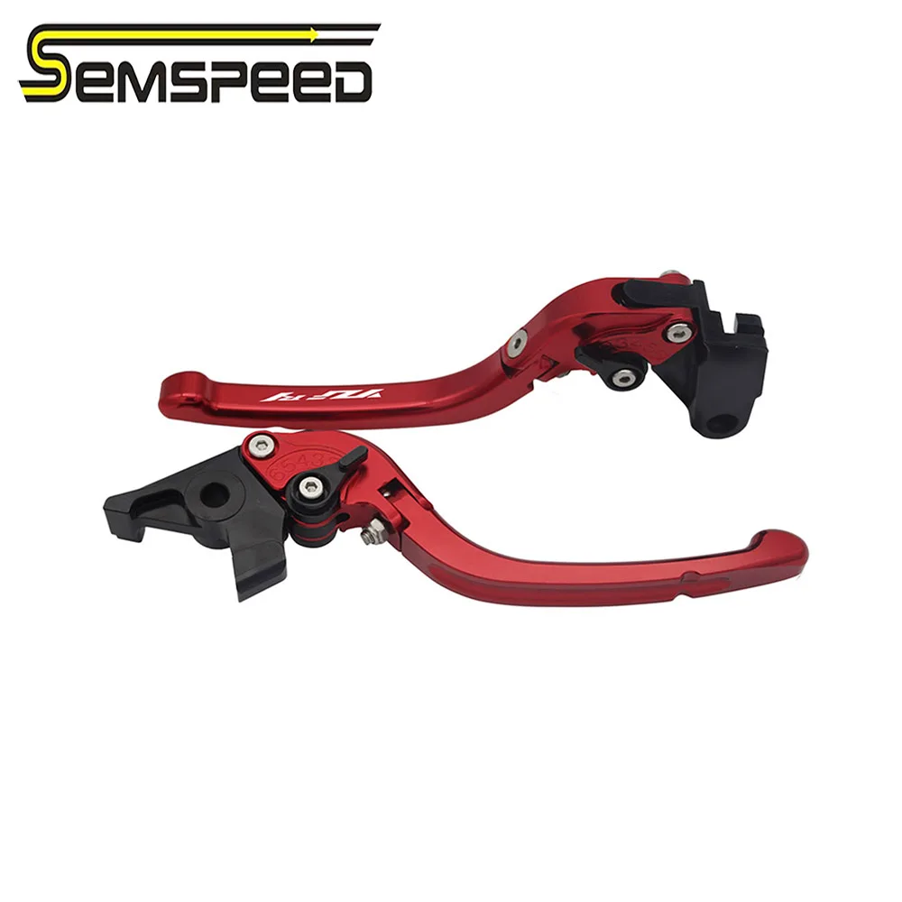 SEMSPEED For Yamaha YZF R1 R1M R1S 2022 2023 YZF Motorcycle CNC Foldable Brake Clutch Levers Folding 2PCS Left Right with Logo