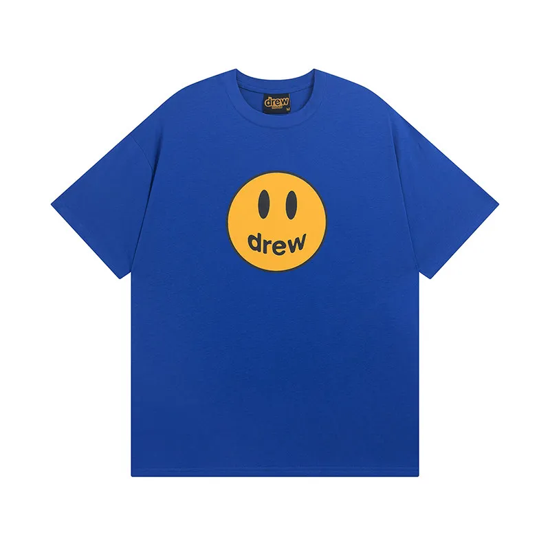 Neue Herrenbekleidung, mehrfarbiges T-Shirt mit Smiley-Aufdruck, Unisex, lockeres Kurzarm-T-Shirt, Herrenbekleidung – Detail 6