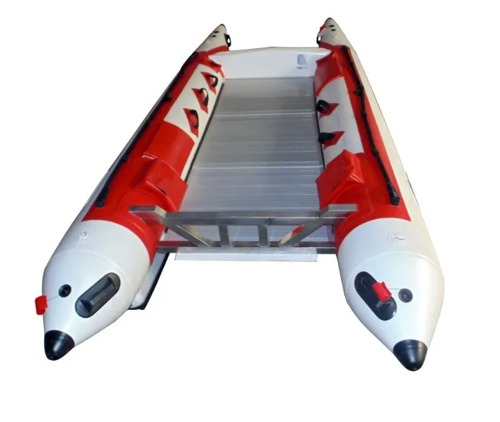 

4.1m Inflatable Rowing Fishing Boat Fiberglass High-speed Rib Aluminum Boat Hypalonpromote sales