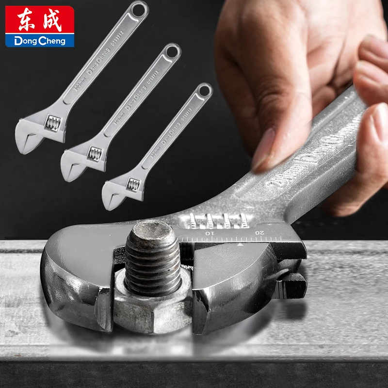 

Разводной гаечный ключ с большим открытием и длинной ручкой, универсальный гаечный ключ, зажимной ключ CR-V, стальные инструменты для механической мастерской, ручного ремонта