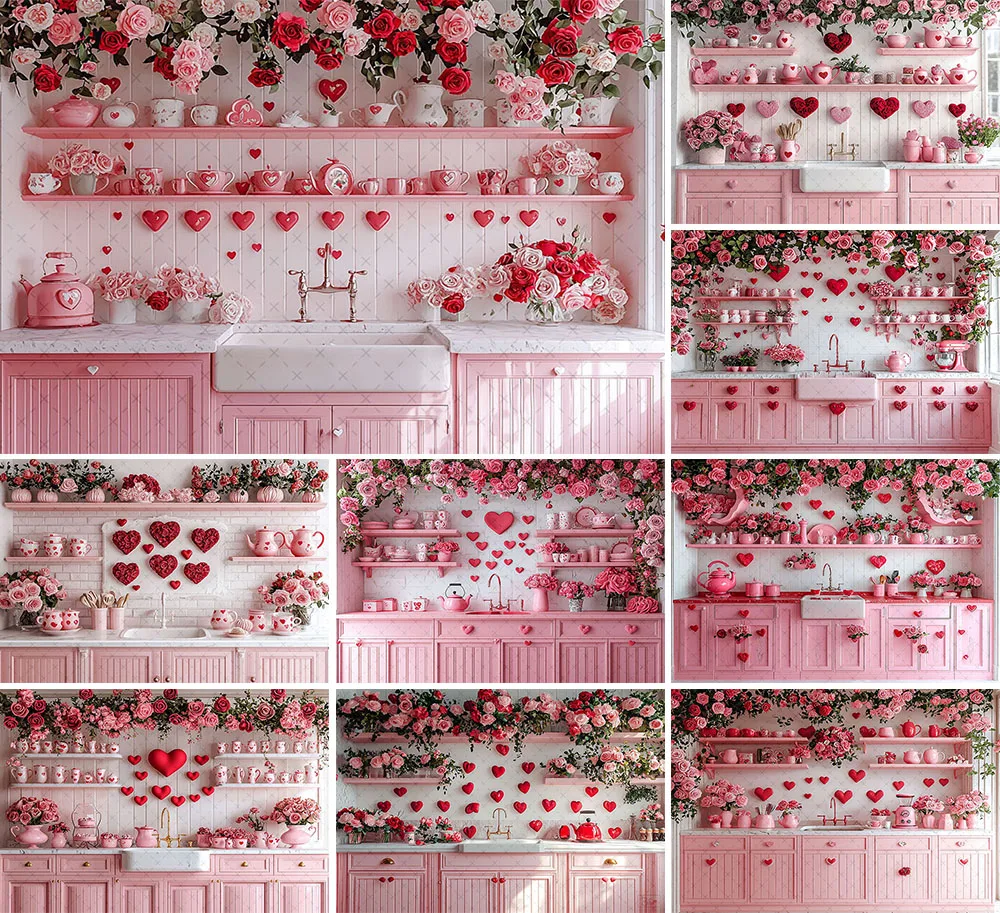 Mehofons Studio foto latar belakang fotografi, bunga mawar dapur pesta ulang tahun anak dekorasi potret latar belakang