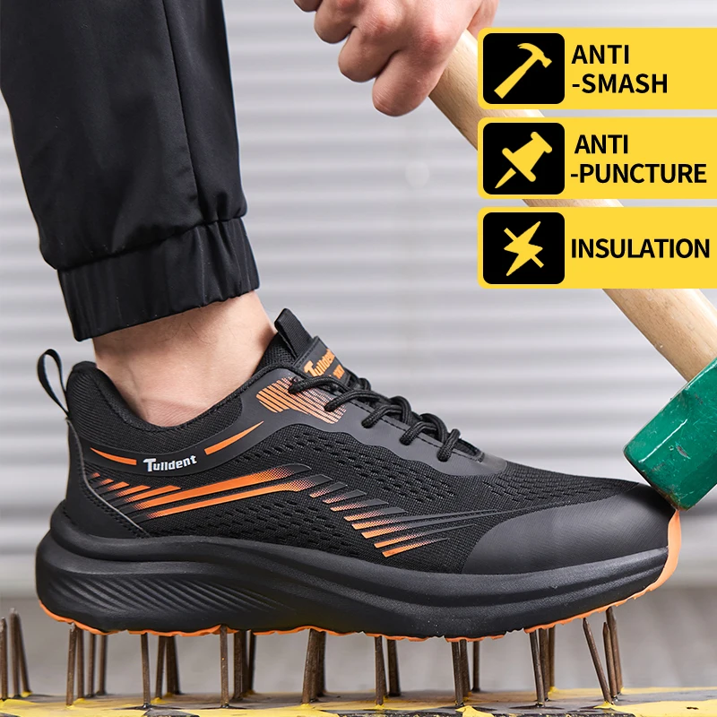 New Safety Shoes, Puncture-Resistant Work Boots, Insulated Shoes, Lightweight and Stylish Protective Shoes
