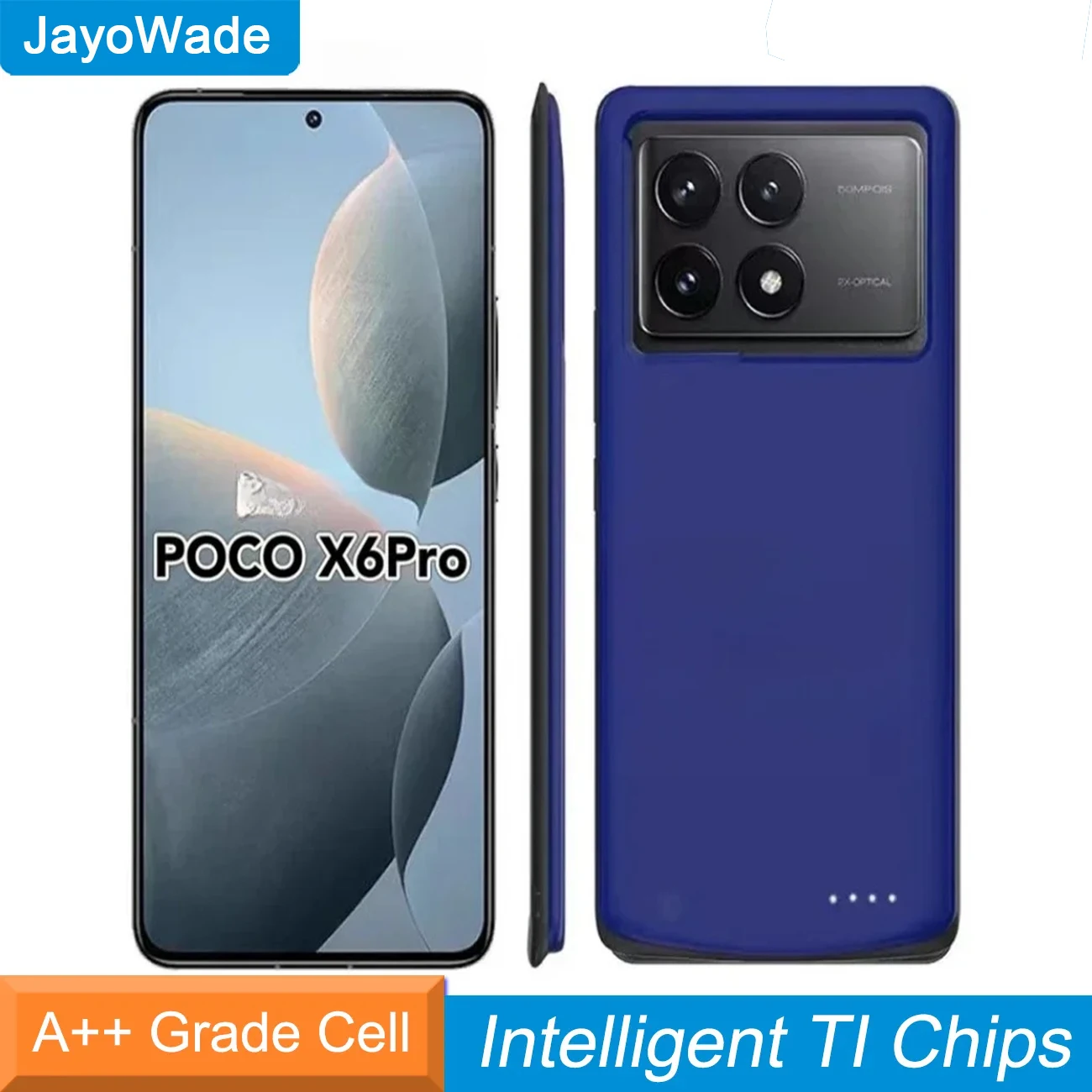 10000mah Slim Battery Charger Case for Xiaomi Poco X6 Pro X6Neo Battery Power Bank Charging Phone Cover Power Case Poco X6 Pro