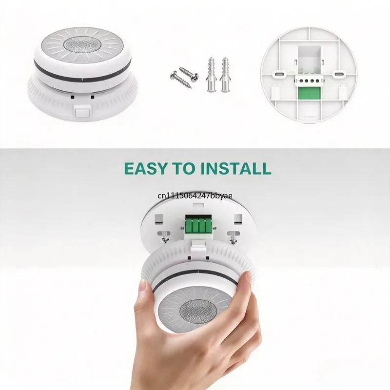 CE Vape Detector with Noise PM2.5  WIFI Cigarette Detector & Temperature and Humidity & CO2