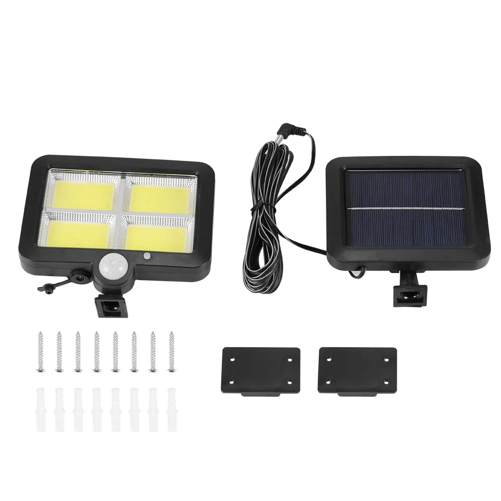 

128LED Solar Light Waterproof 3 Modes Motion Sensor Wall Light Outdoor Wall Emergency Street Security Lamp For Garden Decoration