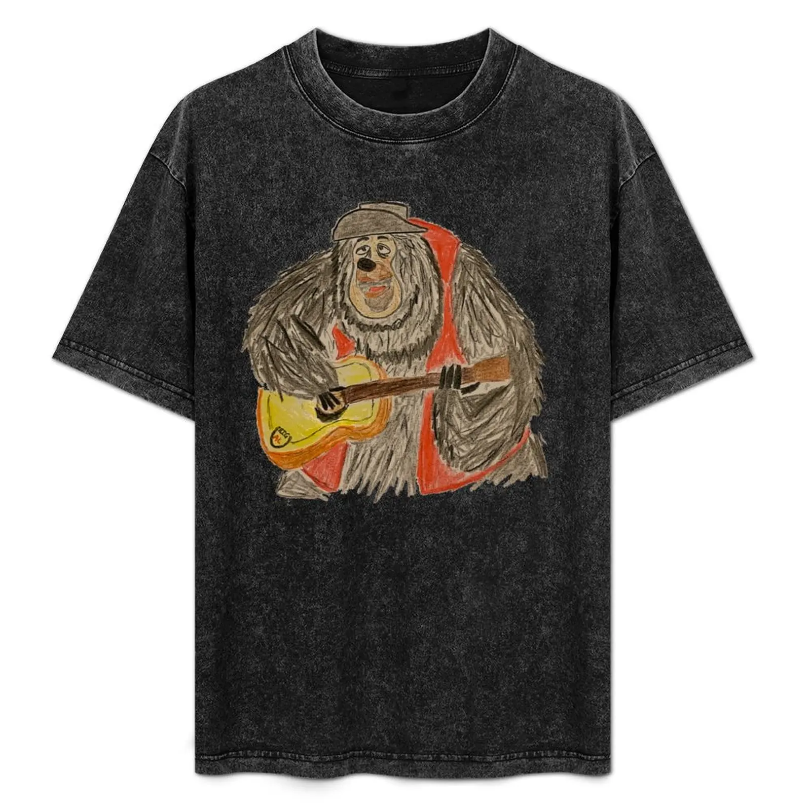

Big Al Sketch - Country Bear Jamboree T-Shirt Work Wear Breathable Tee