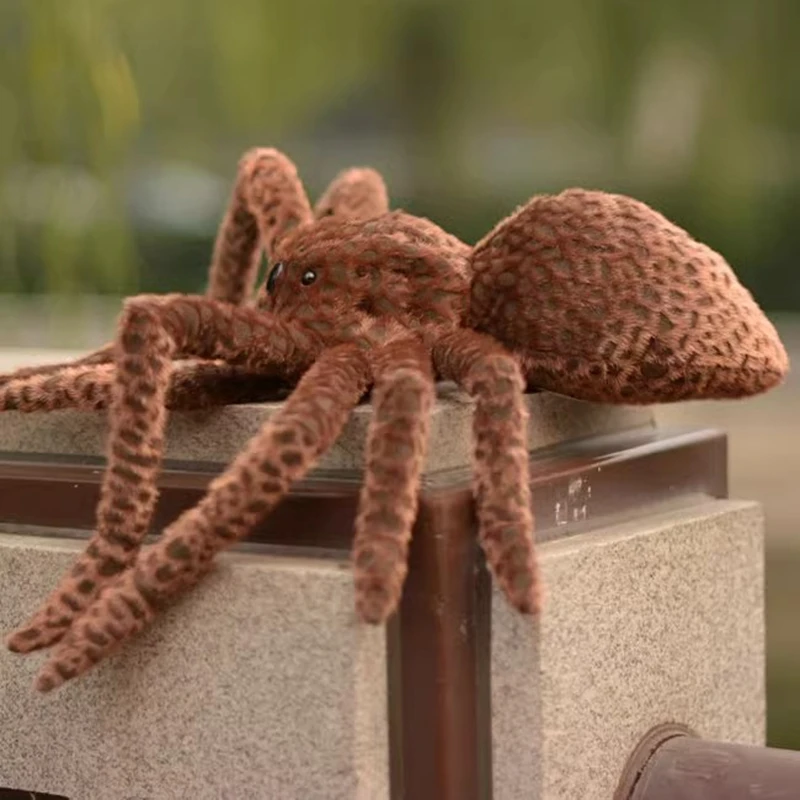 Simulation Animal Insect Spider Plush Toy Cute Insect Dolls Halloween Trick Gift Decoration 26cm DY10304