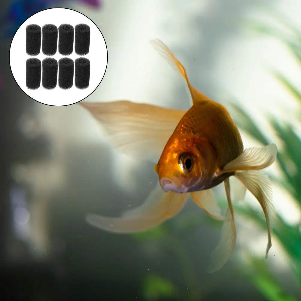 

8Pcs Inlet Protective Sleeves Durable Pre Filter Sleeves for Fish Tank Aquarium Filter Accessories Replacement Protectors