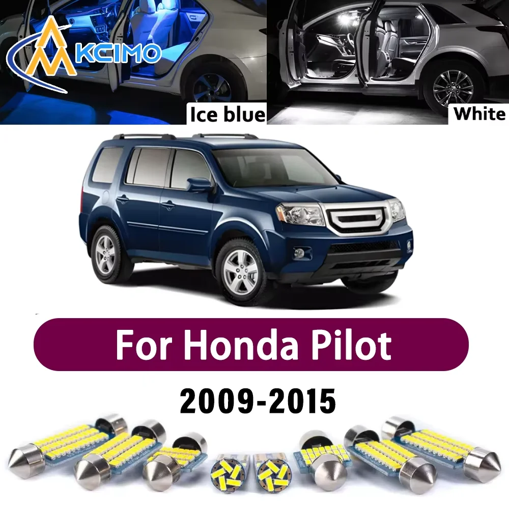 New Canbus Number Plate Bulb For Honda Pilot 2009-2015 Interior Reading Bright Premium Error-Free Mirror Easy Install Lights