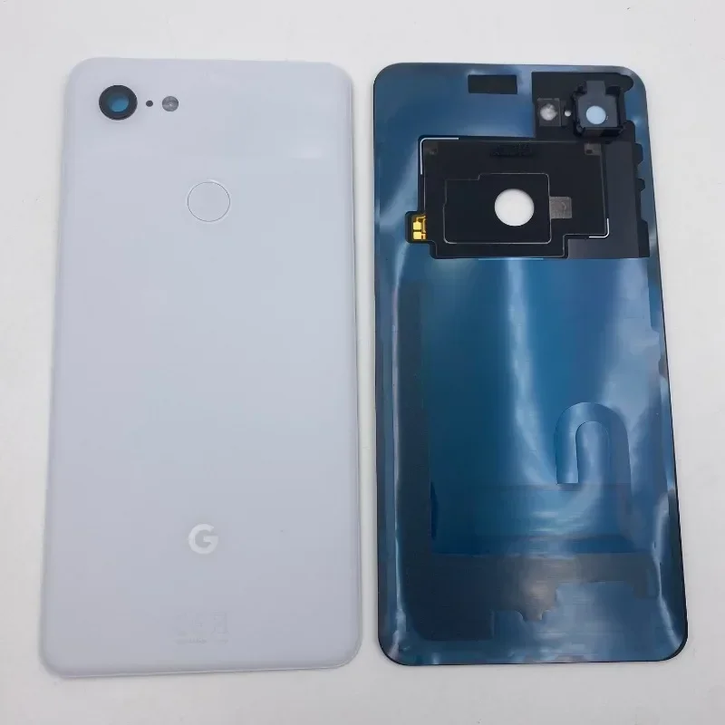 Battery Housing for Google Pixel 3 3XL Back Cover with Camera Lens Glass Back Door Rear Housing Replace