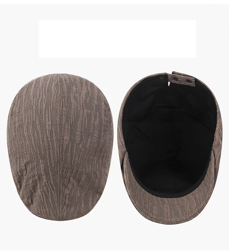 Herren Retro Gatsby Fahrer-Mütze Frühling Sommer Herbst Newsboy-Kappe Entenschnabel-Hut Lässige Baskenmütze Flache Ivy-Mützen – Detail 6