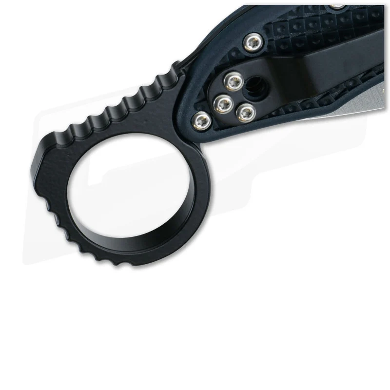 Imagem -02 - Alumínio Faca Handle Signet Anel Espaçador Voltar para Spyderco Delica C11 Endura C10 Matriarch C12 Faça Você Mesmo Faça Acessórios Parte Tipos