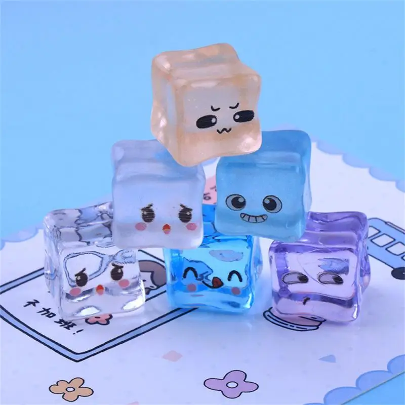 Accessories Transparent Color Design Cream Glue Accessories Luminous Design Plasticine Resin Accessories Cartoon Expression Toys