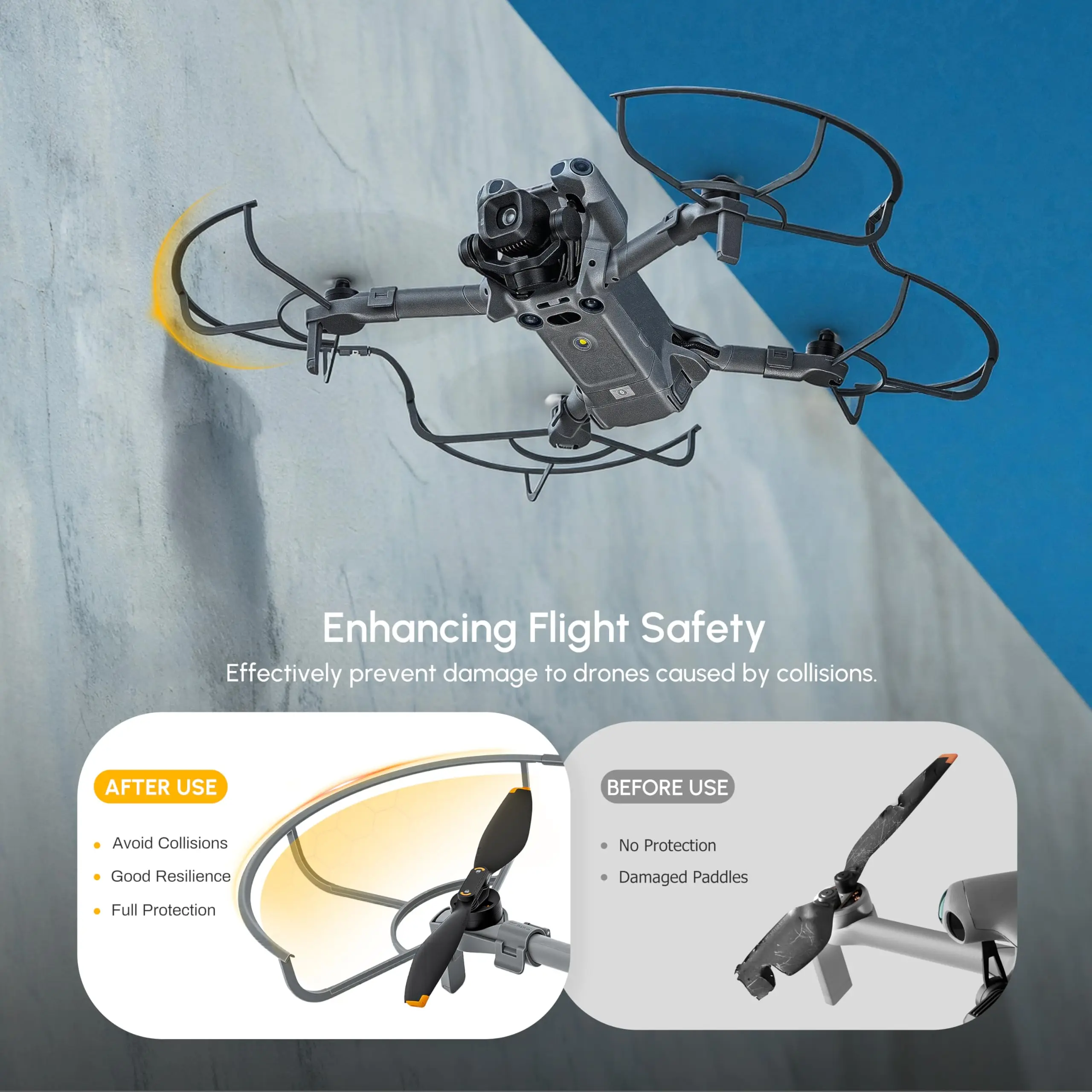 

Propeller Guard for DJI Mini 5 Pro Drones Accessories Quick Release Removable Propellers Protector