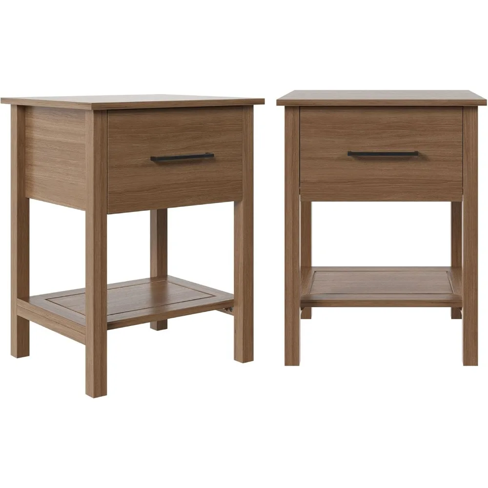 

Simple Modern Nightstands with Square Legs, Diamond