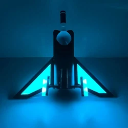 Glow plane aircraft pilot LED bottle presenter VIP service rocket glorifier champagne bottle holder for nightclub party Lounge