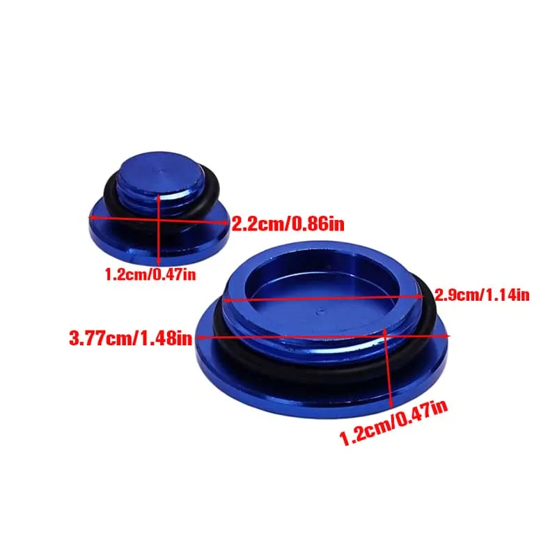 CNC Filter Plugs Screw Bolts Engine Timing Plugs Bolts For Honda CRF450R CRF250L CRF250R CRF100L CRF230F XR250 XR650L view 2
