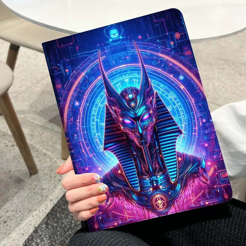 Anubis Art Cool لهاتف سامسونج جالاكسي تاب S11 A11 A9 A8 S6 A 10.1 A7 10.4 Plus 2025 2023 2022 حافظة تابلت #5
