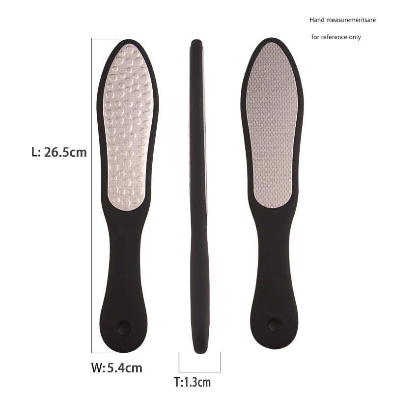 Hoogwaardige Roestvrijstalen Voetverzorgingstools Black Color Foot File Callus Remover Professionele Pedicure Tools